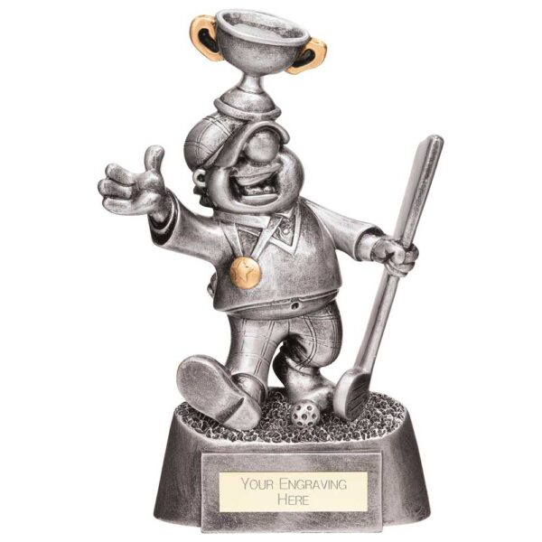 Goof Balls Golf Winner Trophy Silver Trophy HQ