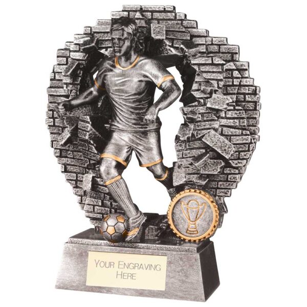 Blast Out Male Football Trophy Trophy HQ