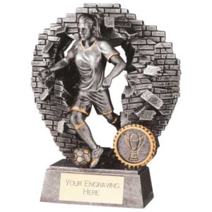 Female Football Trophies
