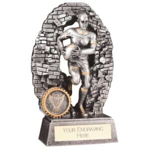 Blast Out Female Rugby Trophy Trophy HQ