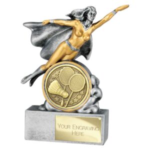 Hero Female Badminton Trophy Trophy HQ
