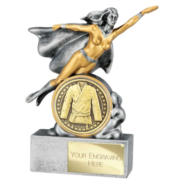 Hero Female Martial Arts Trophy Trophy HQ