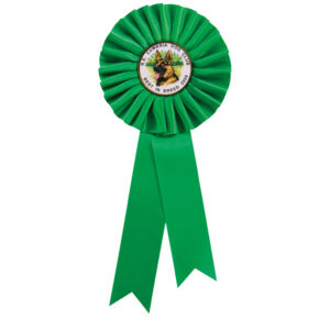 Champion Rosette Green Trophy HQ