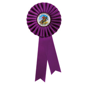 Champion Rosette Purple Trophy HQ