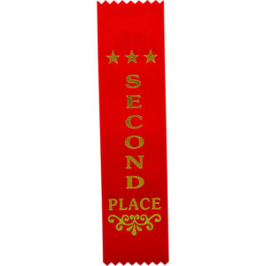 Recognition 2nd Place Red Ribbon Trophy HQ