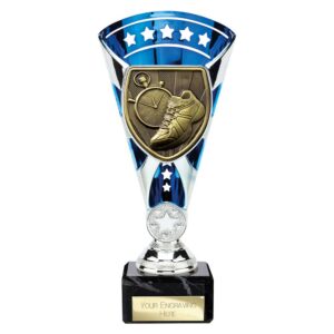 Cobra Star Trophy Cup Running Blue and Silver Cobra Star Trophy Cup Running Blue and Silver Trophy HQ