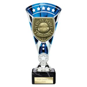 Cobra Star Trophy Cup Players Player Blue and Silver Cobra Star Trophy Cup Players Player Blue and Silver Trophy HQ 2