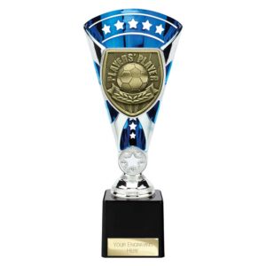 Cobra Star Trophy Cup Players Player Blue and Silver Trophy HQ