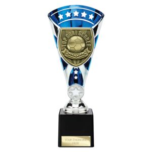 Cobra Star Trophy Cup Top Scorer Blue and Silver Trophy HQ