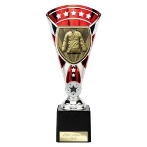 Cobra Star Trophy Cup Martial Arts Gee Red and Silver Trophy HQ