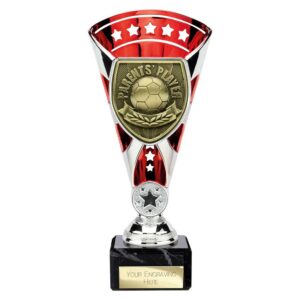 Cobra Star Trophy Cup Parents Player Red and Silver Cobra Star Trophy Cup Parents Player Red and Silver Trophy HQ 2
