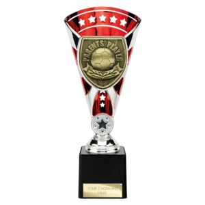 Cobra Star Trophy Cup Parents Player Red and Silver Trophy HQ