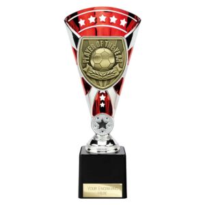 Cobra Star Trophy Cup Player of Year Red and Silver Trophy HQ