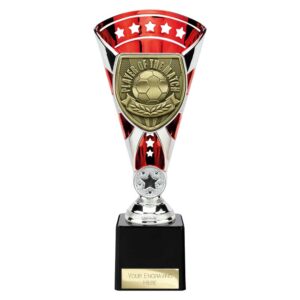 Cobra Star Trophy Cup Player of Match Red and Silver Trophy HQ