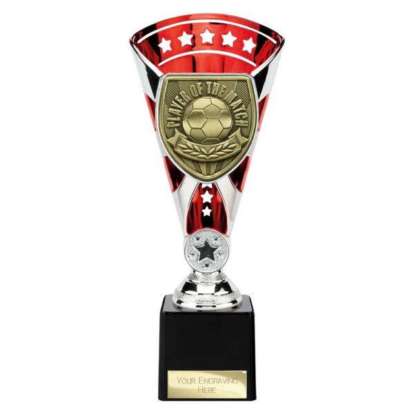 Cobra Star Trophy Cup Player of Match Red and Silver Trophy HQ