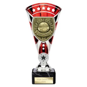Cobra Star Trophy Cup Top Scorer Red and Silver Cobra Star Trophy Cup Top Scorer Red and Silver Trophy HQ