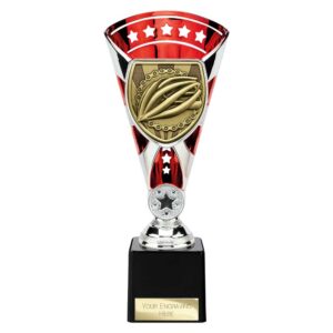 Cobra Star Trophy Cup Cycling Red and Silver Trophy HQ