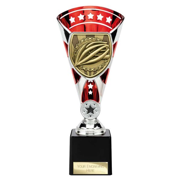 Cobra Star Trophy Cup Cycling Red and Silver Trophy HQ