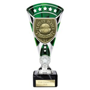 Cobra Star Trophy Cup Players Player Green and Silver Cobra Star Trophy Cup Players Player Green and Silver Trophy HQ 2