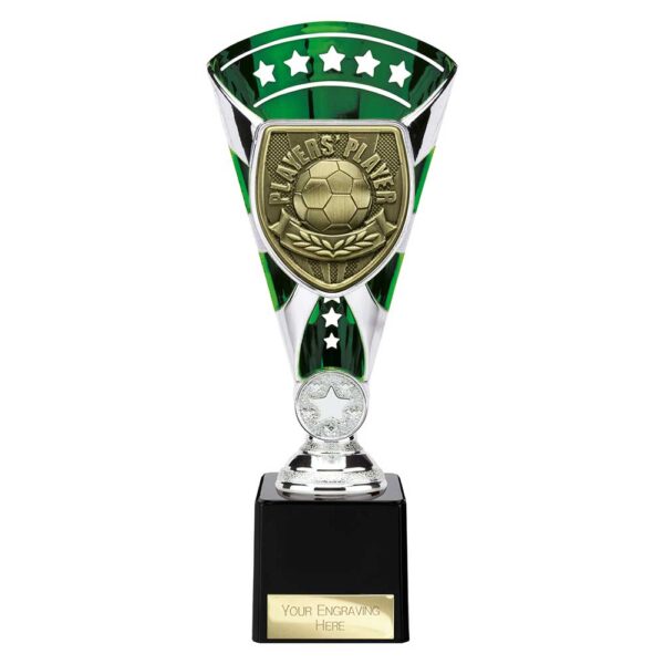 Cobra Star Trophy Cup Players Player Green and Silver Trophy HQ