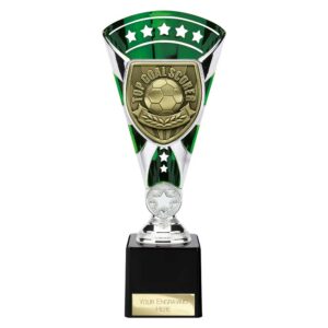Cobra Star Trophy Cup Top Scorer Green and Silver Trophy HQ