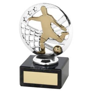 Ranger Football Trophy Silver and Gold Trophy HQ