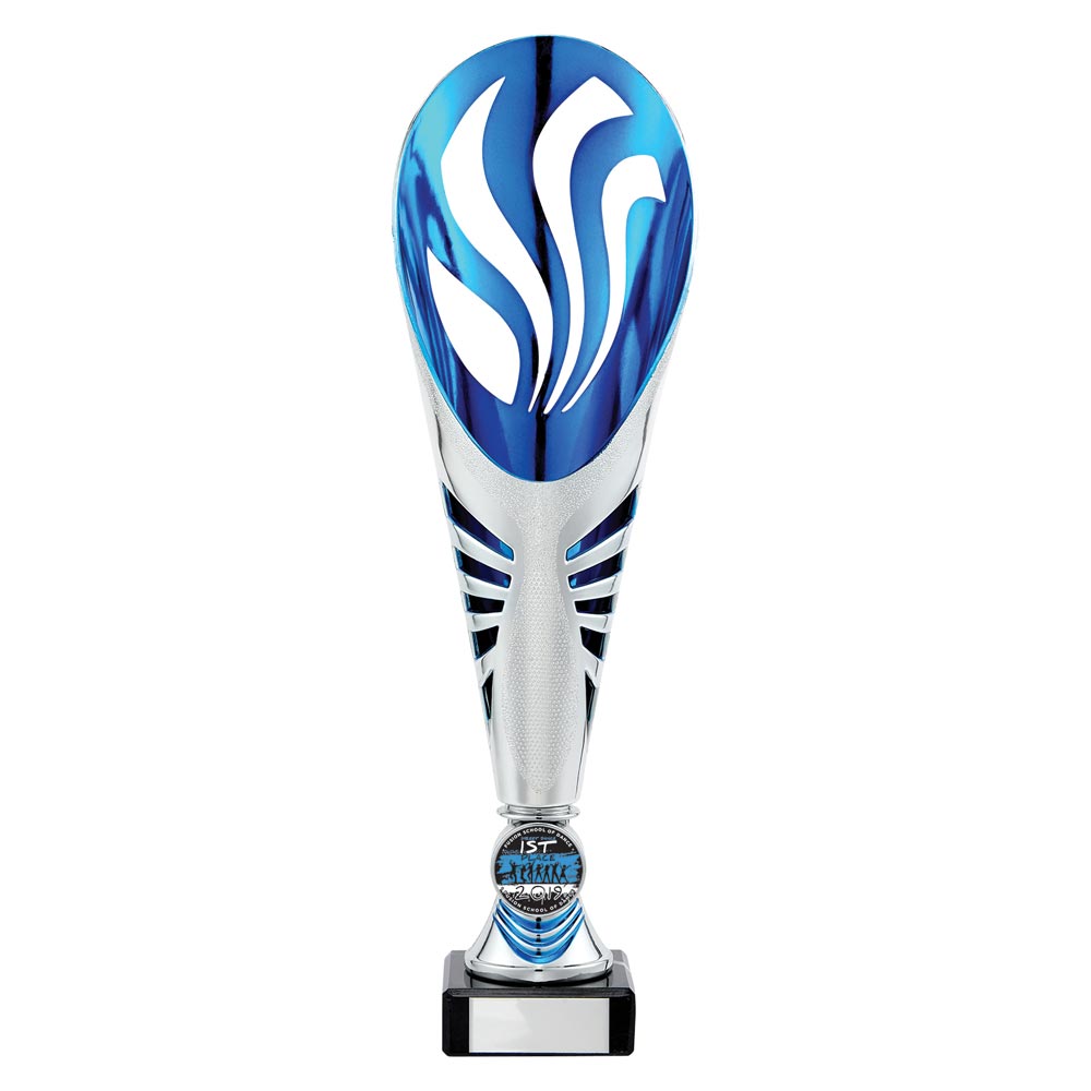 Supreme Trophy Cup Silver and Blue Trophy HQ Supreme Trophy Cup Silver and Blue Trophy HQ