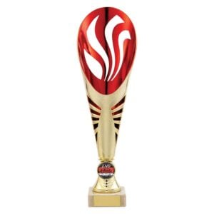 Supreme Trophy Cup Gold and Red Trophy HQ