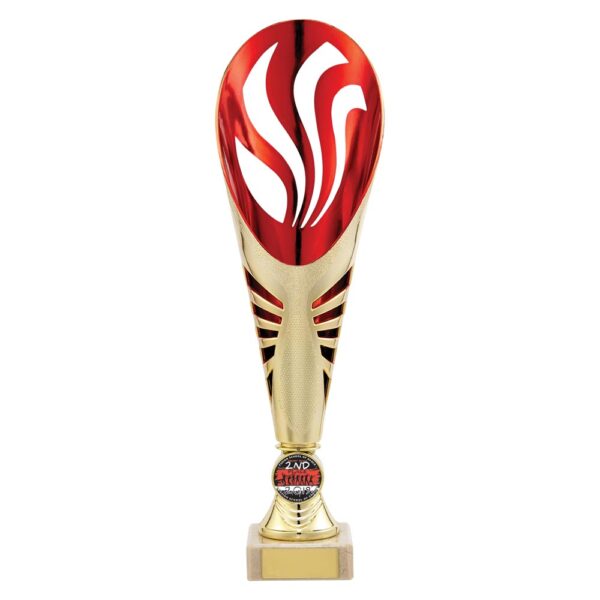 Supreme Trophy Cup Gold and Red Trophy HQ