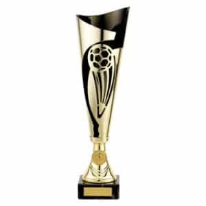 Champions Football Trophy Cup Green and Silver Trophy HQ