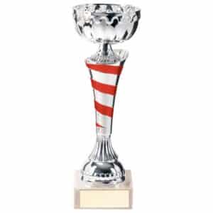 Eternity Trophy Cup Silver and Red Trophy HQ