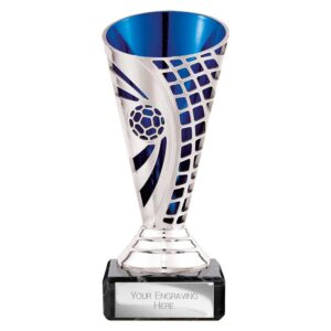Defender Football Trophy Cup Blue and Silver Defender Football Trophy Cup Blue and Silver Trophy HQ