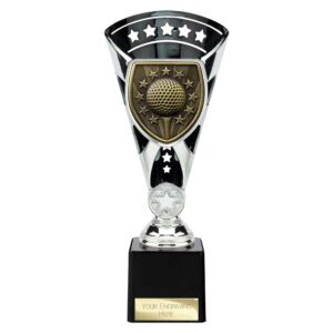 Cobra Star Trophy Cup Golf Silver and Black Trophy HQ