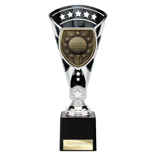 Cobra Star Trophy Cup Golf Silver and Black Trophy HQ