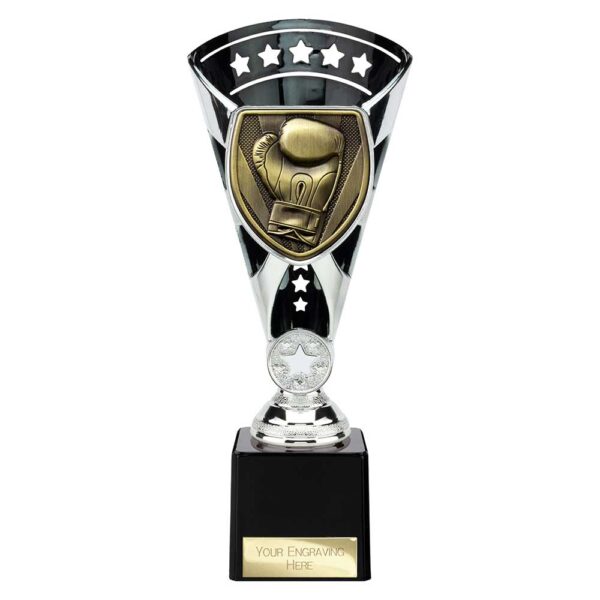 Cobra Star Trophy Cup Boxing Silver and Black Trophy HQ