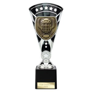 Cobra Star Trophy Cup Ice Hockey Silver and Black Trophy HQ