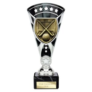Cobra Star Trophy Cup Field Hockey Silver and Black Cobra Star Trophy Cup Field Hockey Silver and Black Trophy HQ