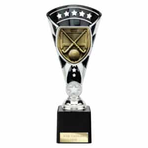 Cobra Star Trophy Cup Field Hockey Silver and Black Trophy HQ