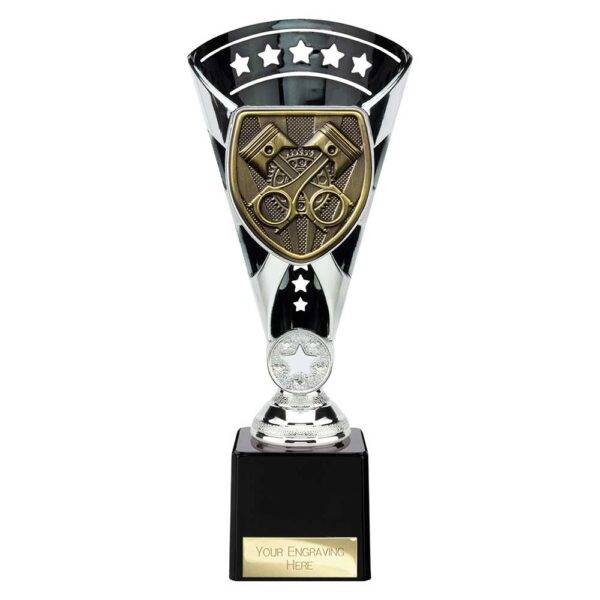 Cobra Star Trophy Cup Motorsport Piston Silver and Black Trophy HQ