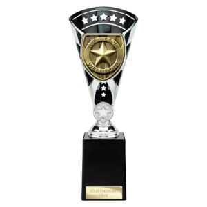 Cobra Star Trophy Cup Well Done Silver and Black Cobra Star Trophy Cup Well Done Silver and Black Trophy HQ