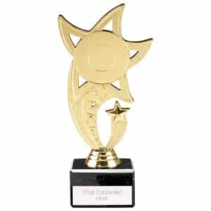Star Fire Multi Award Trophy Gold Trophy HQ