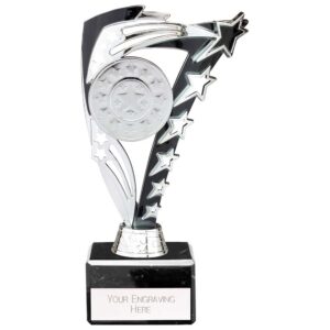 Frenzy Multi Award Trophy Silver and Black Trophy HQ