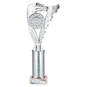Frenzy Multi Award Tube Trophy Silver Trophy HQ