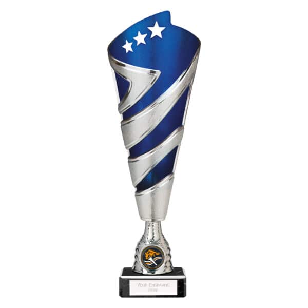 Hurricane Altitude Trophy Cup Silver and Blue Trophy HQ