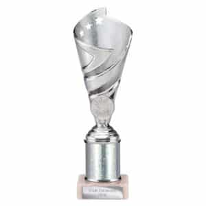 Hurricane Multi Award Tube Trophy Silver Trophy HQ
