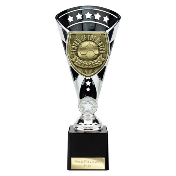 Cobra Star Trophy Cup Player of Match Silver and Black Trophy HQ