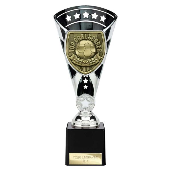 Cobra Star Trophy Cup Top Scorer Silver and Black Trophy HQ
