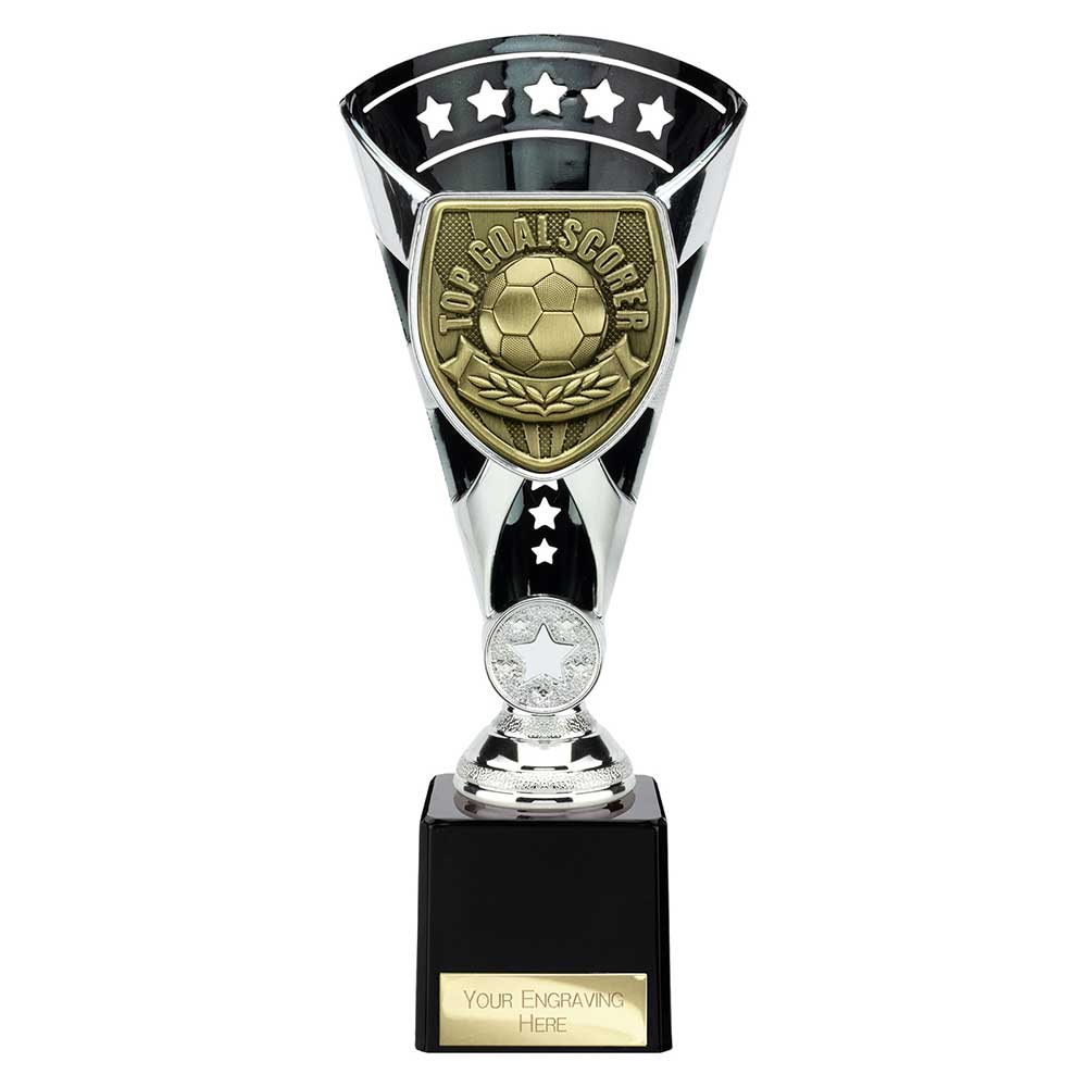 Cobra Star Trophy Cup Top Scorer Silver and Black Trophy HQ Cobra Star Trophy Cup Top Scorer Silver and Black Trophy HQ