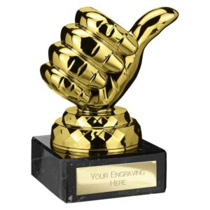 Thumbs Up Trophy Gold Trophy HQ