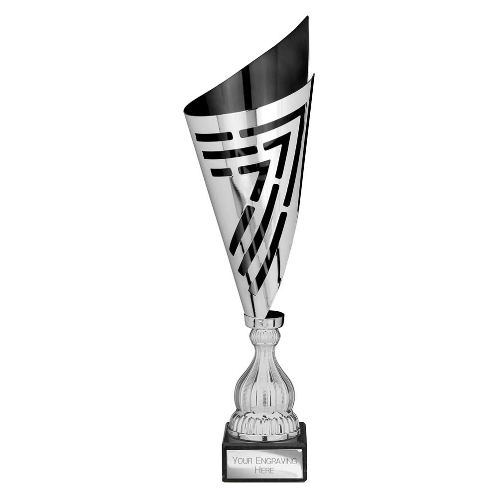 Arrow Laser Trophy Cup Silver and Black Trophy HQ Arrow Laser Trophy Cup Silver and Black Trophy HQ